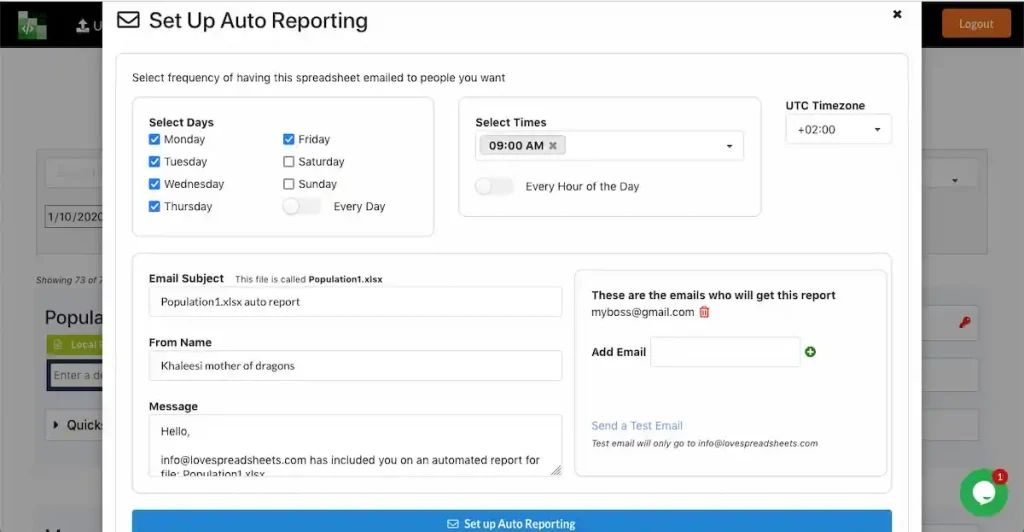 API Spreadsheets AppSumo