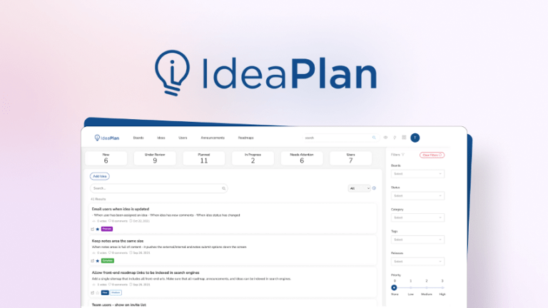 IdeaPlan Lifetime Deal