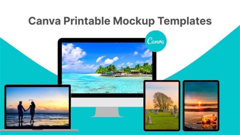 Canva Printable Mockup Templates Lifetime Deal