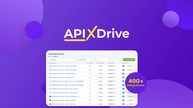 ApiX Drive Lifetime Deal