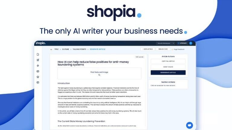 Shopia AI Yearly Deal