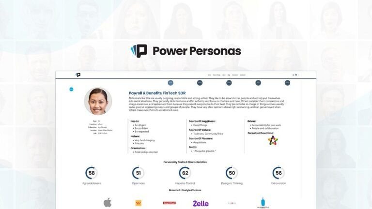 Power Personas Lifetime Deal