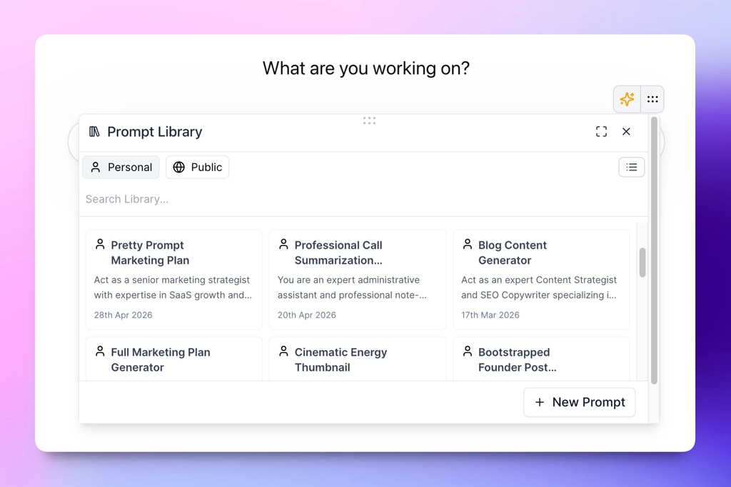 The Features of Pretty Prompt Lifetime Deal