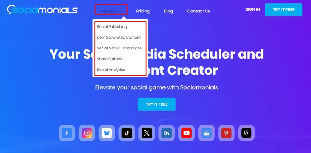 The Features of Sociamonials Lifetime Deal