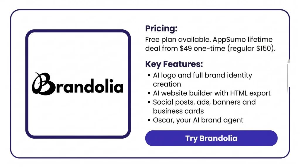 Features of the Brandolia Lifetime Deal