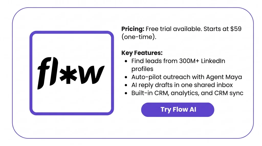 Features of the Flow AI Lifetime Deal