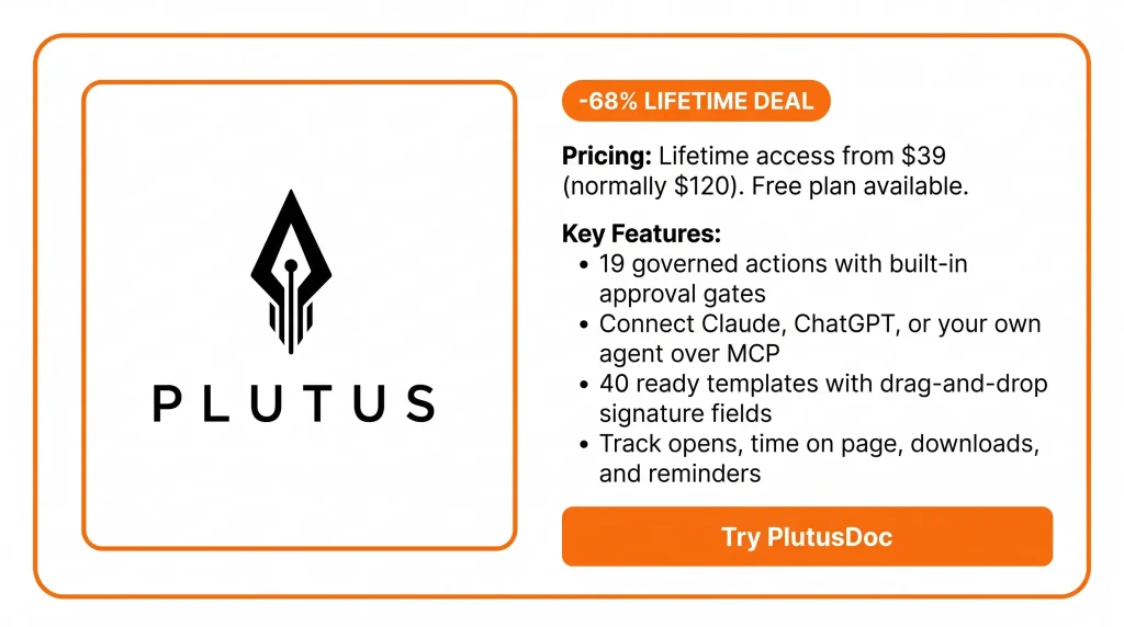 Features of the PlutusDoc Lifetime Deal