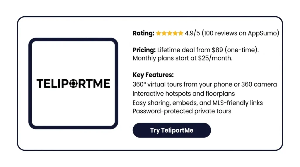 Features of the TeliportMe Lifetime Deal