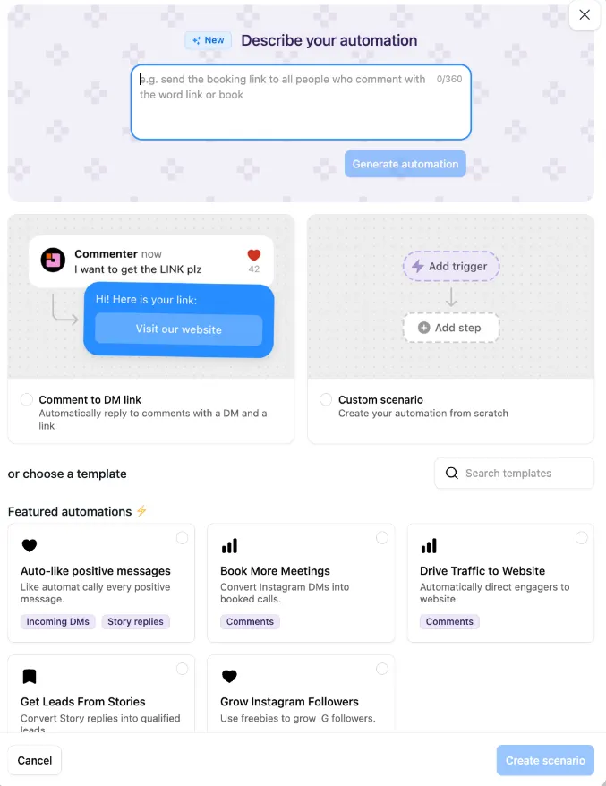 Comment-to-DM Automation