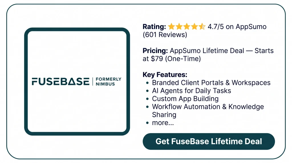 Features of FuseBase Lifetime Deal