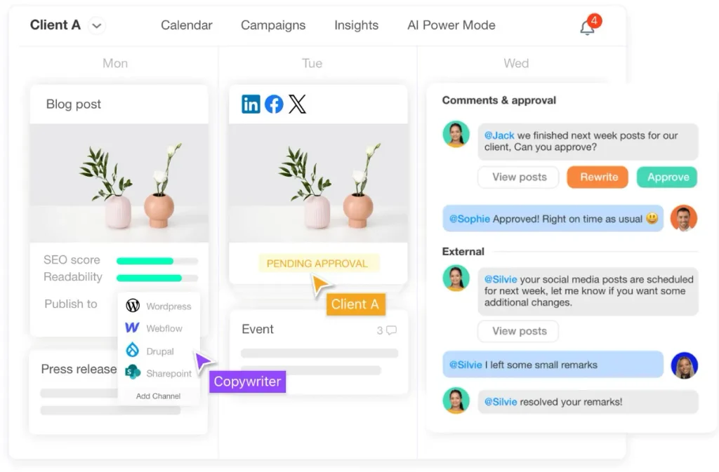Team Collaboration & Approval Workflow